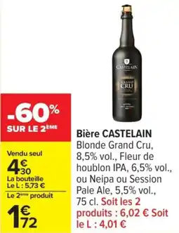 Carrefour CASTELAIN Bière offre