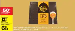 Carrefour LEFFE Bière blonde d'Abbaye offre