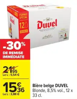 Carrefour DUVEL Bière belge offre