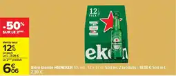 Carrefour HEINEKEN Bière blonde offre
