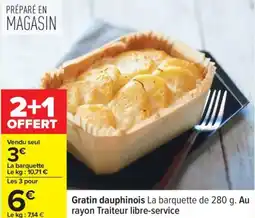 Carrefour Gratin dauphinois offre