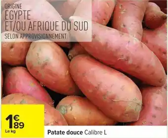 Carrefour Patate douce offre