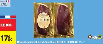 Carrefour REFLETS DE FRANCE Magret de canard I.G.P. du Sud-Ouest offre