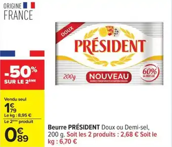 PRÉSIDENT Beurre