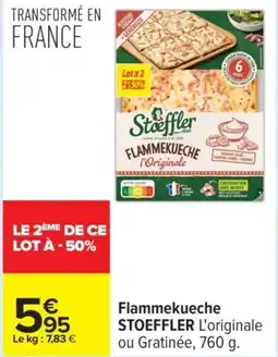 Carrefour STOEFFLER Flammekueche offre