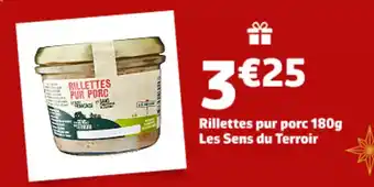 Jardiland Les sens du terroir - rillettes pur porc 180g offre
