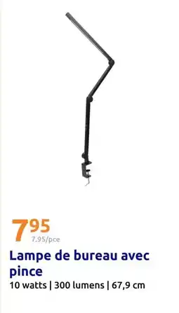 Action Watts - lampe de bureau avec pince offre