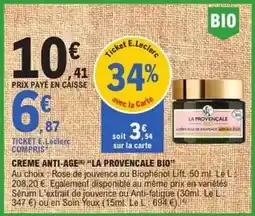 E.Leclerc Creme anti-age offre