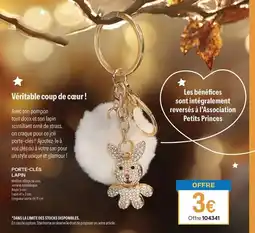 Stanhome Porte-clés lapin offre