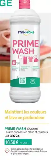 Stanhome Stanhome - prime wash 1000ml offre