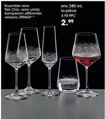 Möbel Martin Ensemble verre tres chic offre