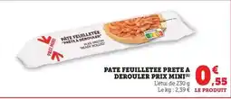 Maximarché Prix mini - pate feuilletee prete a derouler offre