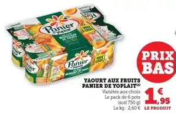 Maximarché Yoplait - yaourt aux fruits panier offre