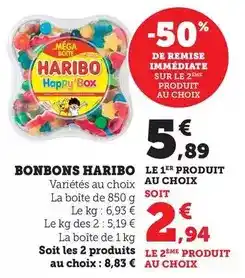 Maximarché Haribo - bonbons offre