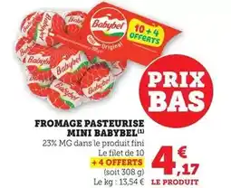 Maximarché Babybel - fromage pasteurise mini offre