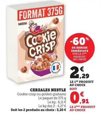 Maximarché Nestlé - cereales offre