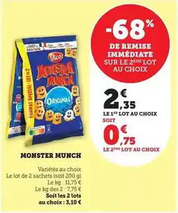 Maximarché Vico - monster munch offre