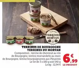 Maximarché Terrines de bourgogne offre