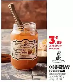 Maximarché Les confituriers du morvan - confiture offre