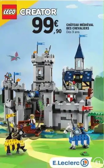 E.Leclerc Château médiéval des chevaliers offre