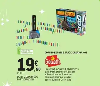 E.Leclerc Domino express track creator 400 offre