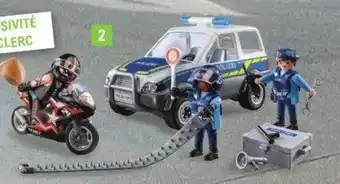 E.Leclerc Barrage de police voiture et moto offre