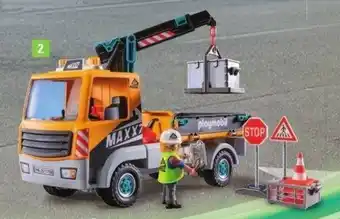 E.Leclerc Site de travaux avec camion et ouvriers offre