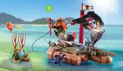 E.Leclerc Pirate avec radeau flottant et canons offre