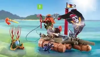 E.Leclerc Pirate avec radeau flottant et canons offre