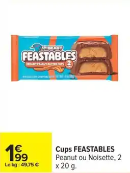 Carrefour FEASTABLES Cups offre