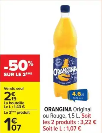 Carrefour ORANGINA offre