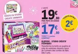 E.Leclerc Blopens studio créatif féériques offre