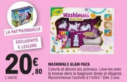 E.Leclerc Washimals glam pack offre