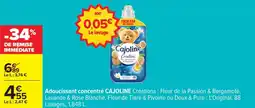 Carrefour CAJOLINE Adoucissant concentré offre