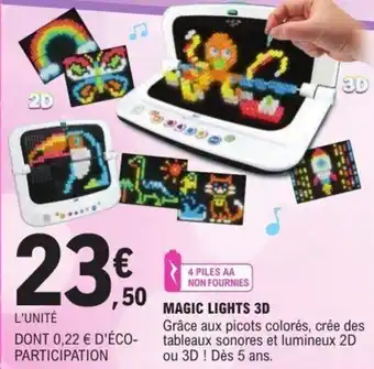 E.Leclerc Magic lights 3d offre