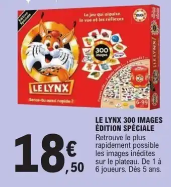 E.Leclerc Le lynx 300 images édition spéciale offre