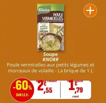 Coccinelle Supermarché KNORR Soupe offre