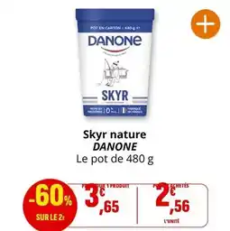 Coccinelle Supermarché Danone - skyr nature offre