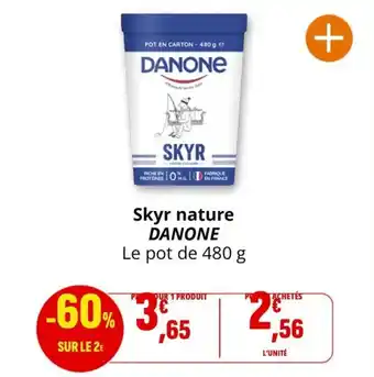 Coccinelle Supermarché DANONE Skyr nature offre