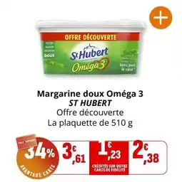 Coccinelle Supermarché St hubert - margarine doux omega 3 offre