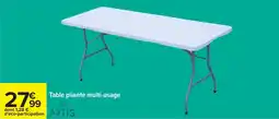 Carrefour Table pliante multi-usage offre