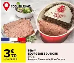 Carrefour Market Cgf charcuterie - pâté bourgeoise du nord offre