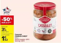 Carrefour Market Charles christ - cassoulet offre