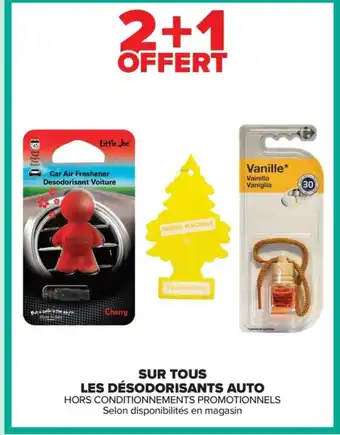 Carrefour Sur tous les désodorisants auto offre