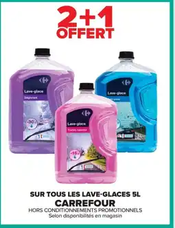 Carrefour Sur tous les lave-glaces 5l carrefour offre