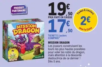 E.Leclerc Mission dragon offre