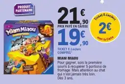 E.Leclerc Miam miaou offre