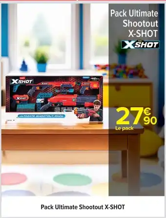 Carrefour X-SHOT Pack Ultimate Shootout offre