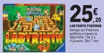 E.Leclerc Labyrinth pokémon offre