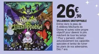 E.Leclerc Villainous unstoppable offre